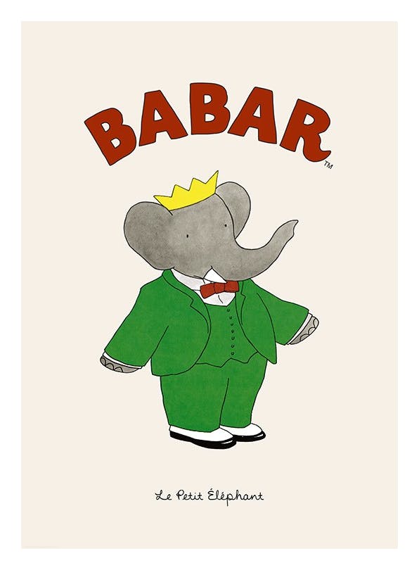 Babar - Le Petit Éléphant Poster (21x30 cm)