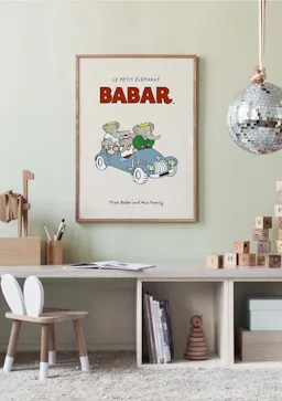 Babar - Meet Babar and His family Print