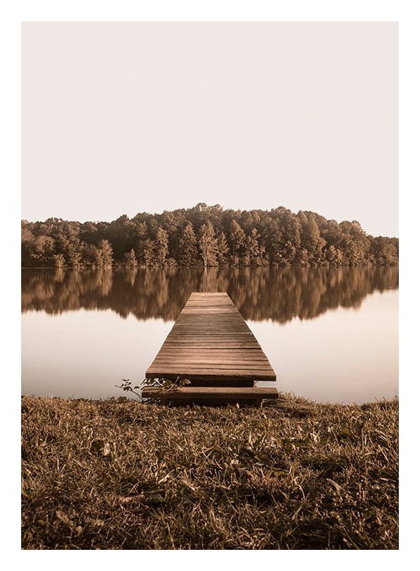 Silent Dock Affiche (50x70 cm) - Photographies