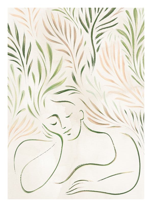 Growing Thoughts Affiche (50x70 cm) - Affiches d'art