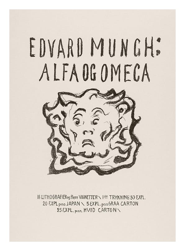 Edvard Munch - Alfa and Omega Poster (50x70 cm)- Dipinti di pittori famosi