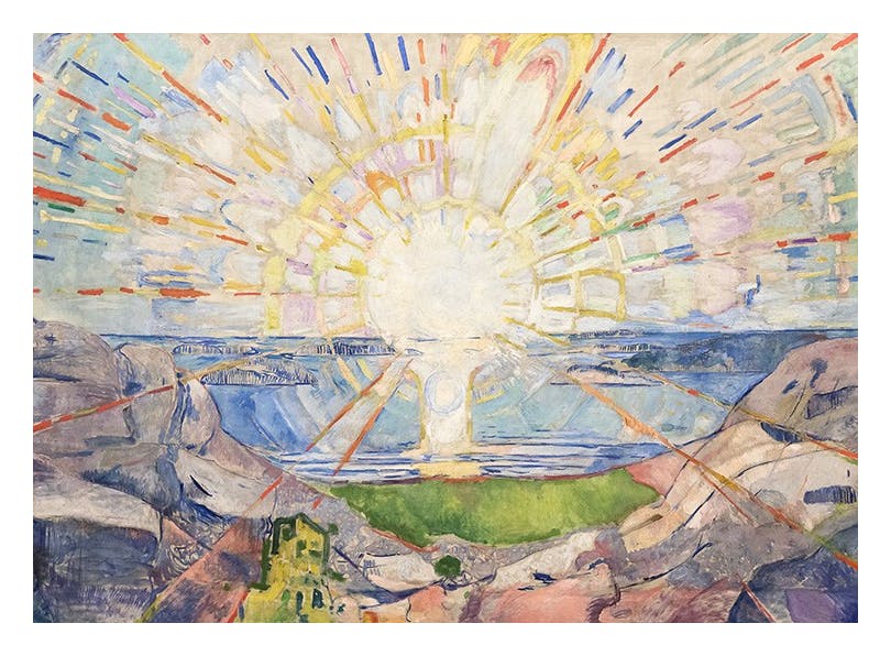 Prints - Edvard Munch - Solenintro Print (50x70 cm) - Paintings by famous painters
