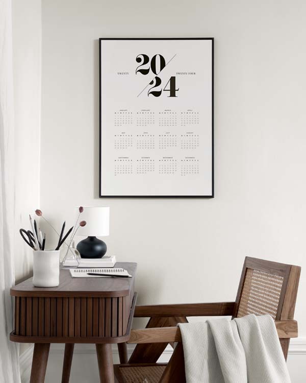 Calendar 2024 Affiche