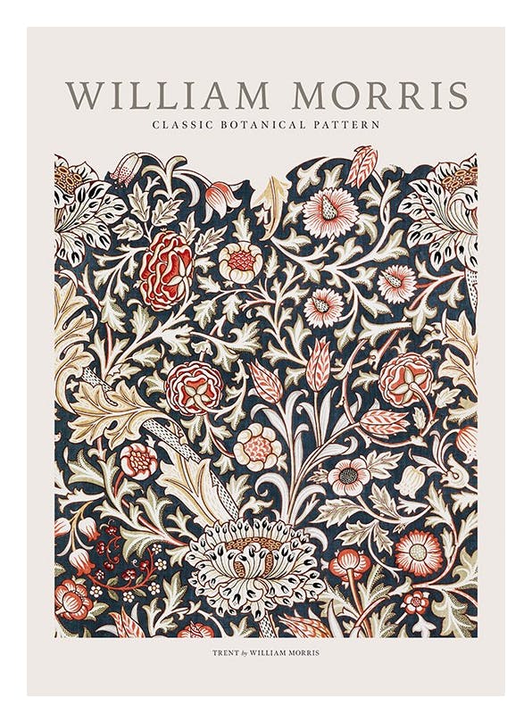 William Morris - Trent Plakat (40x50 cm)- William Morris Plakat