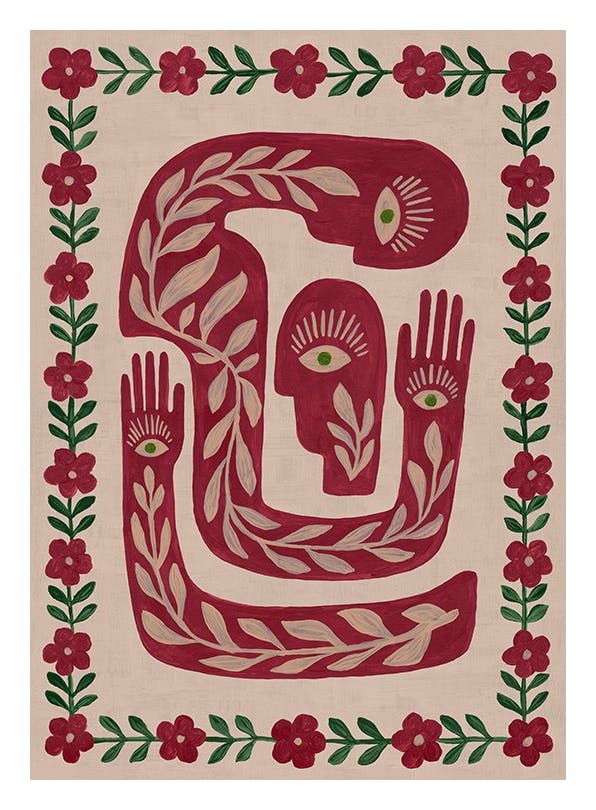 Warm Embrace Plakat (50x70 cm)- Sztuka