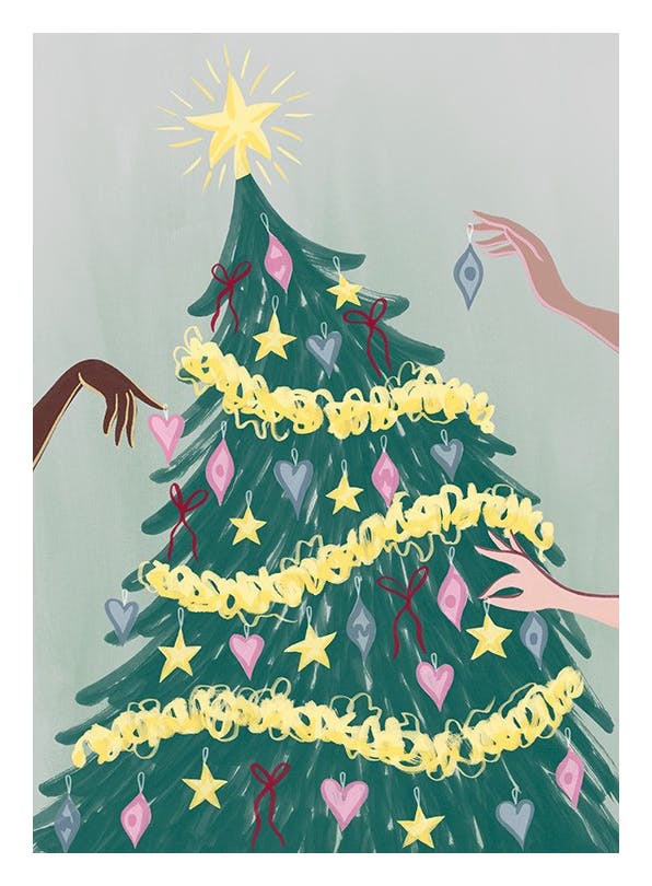 Joyful Tree Affiche (70x100 cm) - Saisons