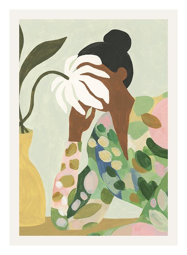 Acrylic Female Harmony Poster (21x30 cm)- Pittura