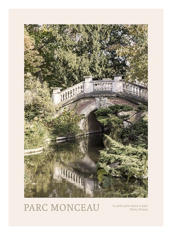 Parc Monceau Affiche (30x40 cm) - Affiches nature