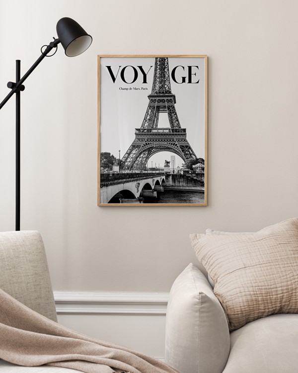 Qualitätsgarantie Paris Voyage Poster
