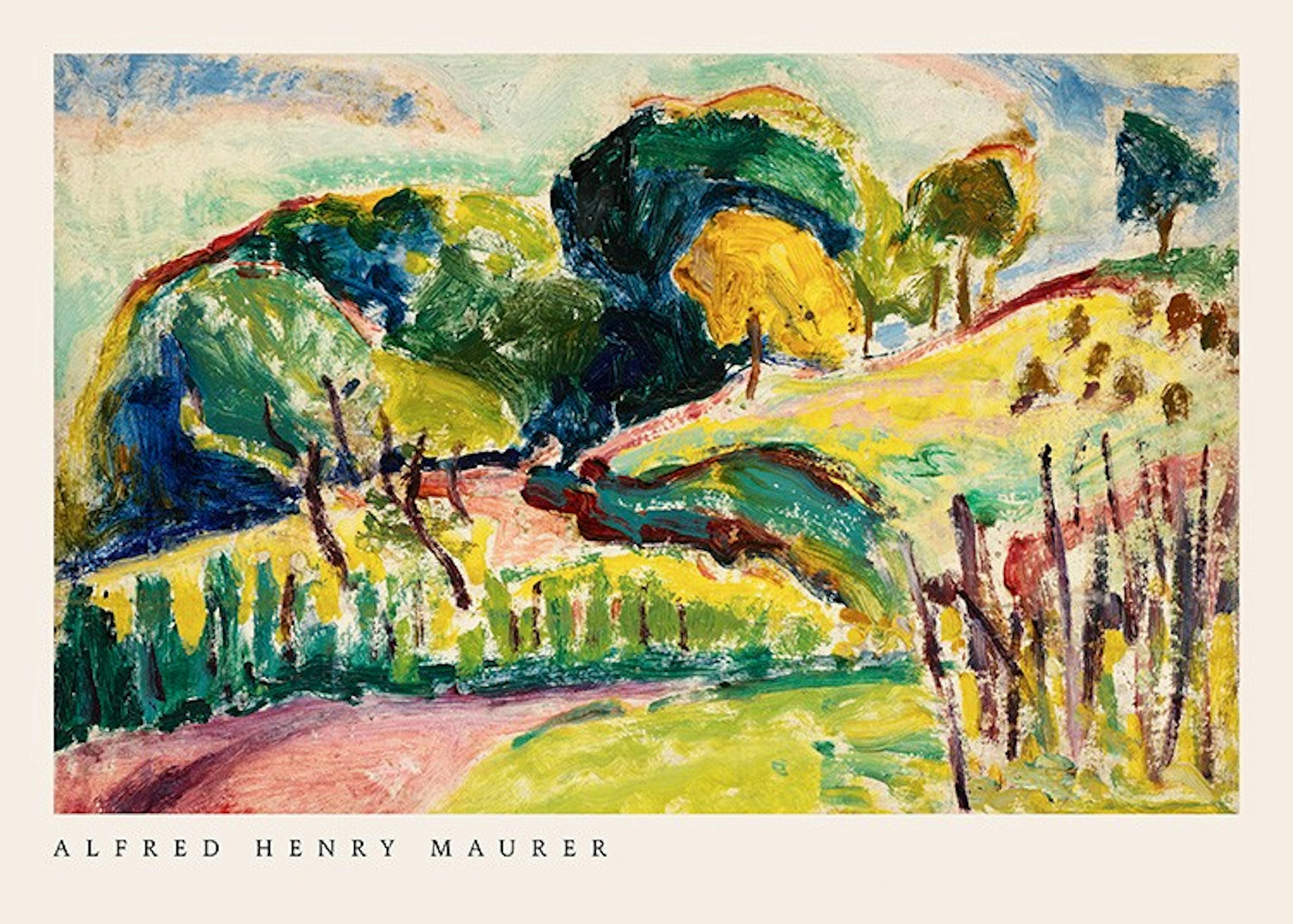 Alfred Henry Maurer - Hills Plagát