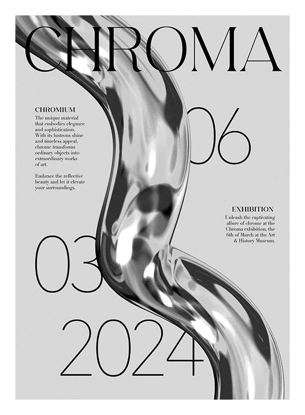 Chroma Poster (30x40 cm)- Arte grafica e poster