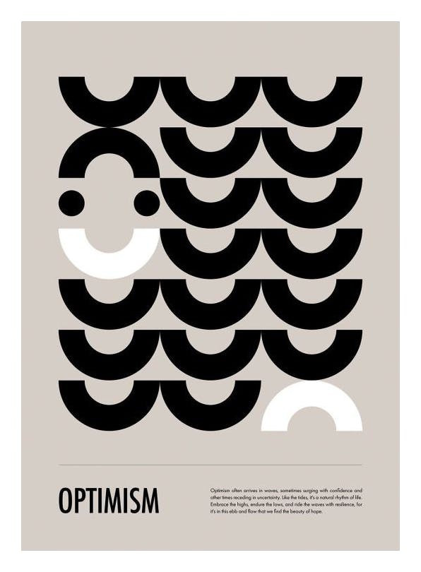 Optimism Graphic Poster (50x70 cm)