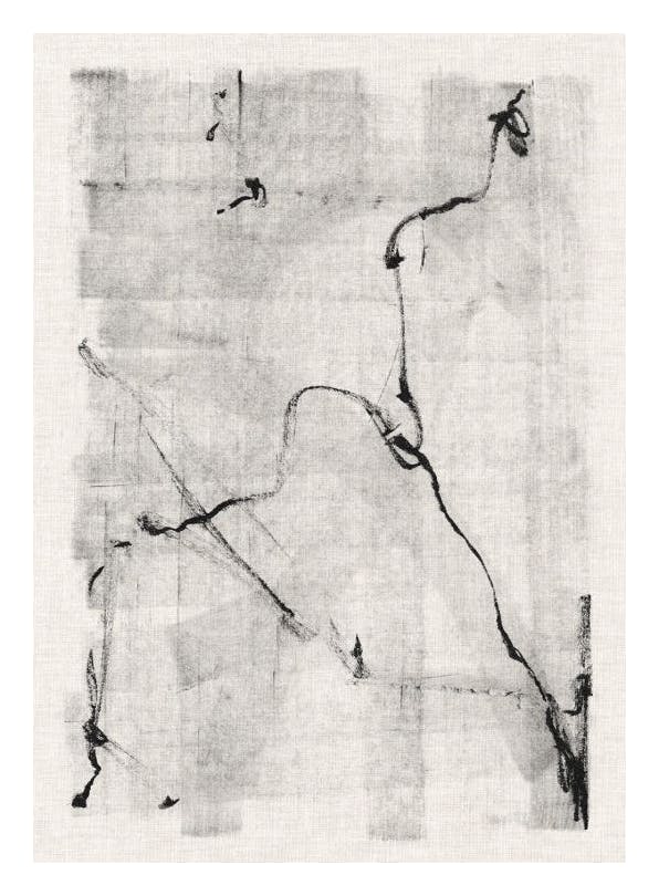 Black Lines Art Affiche (30x40 cm) - Affiches d'art abstrait