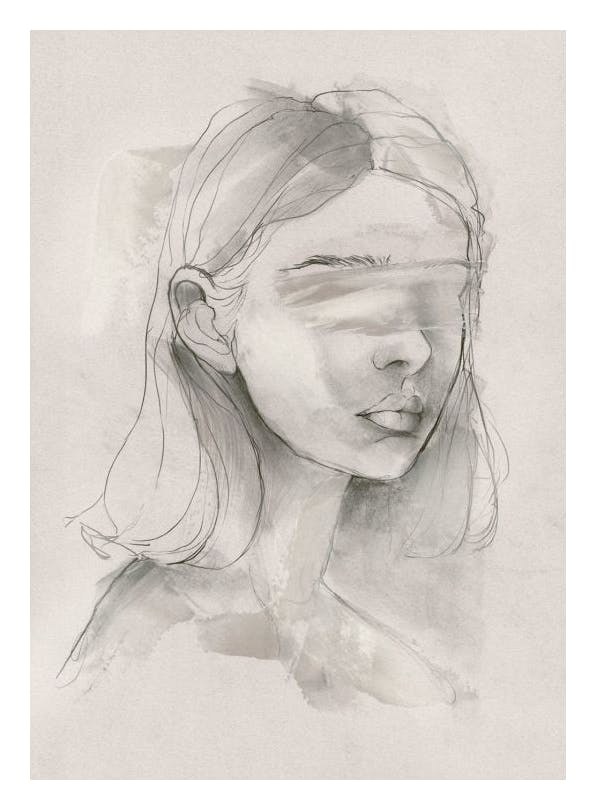 Blindfolded No2 Plakat (30x40 cm)- Obrazy