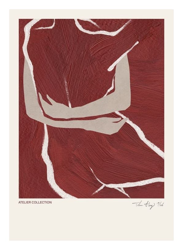 Prints - The Hug Print (50x70 cm) - Paintings