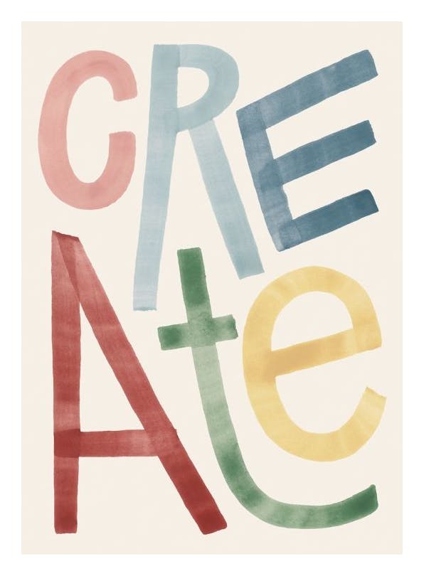 Prints - Create Print (50x70 cm) - Typography prints