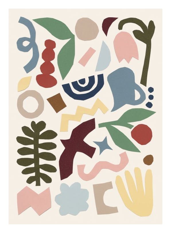 Unique Shapes Poster (30x40 cm)- Arte grafica e poster