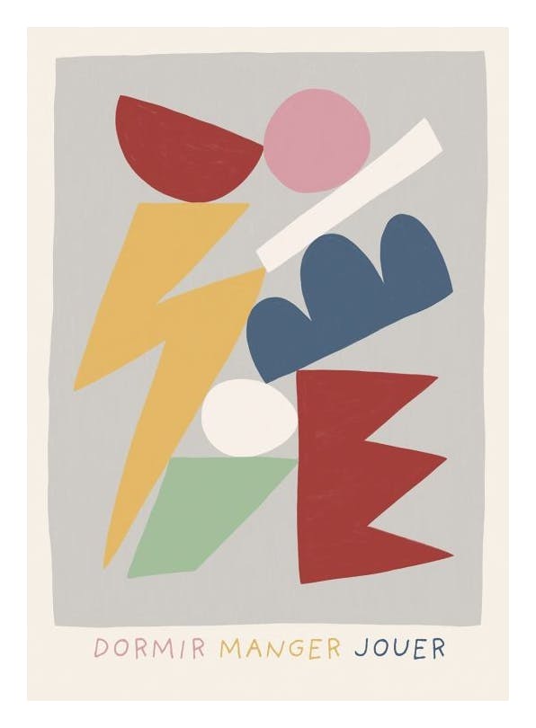 Sleep Eat Play Poster (50x70 cm)