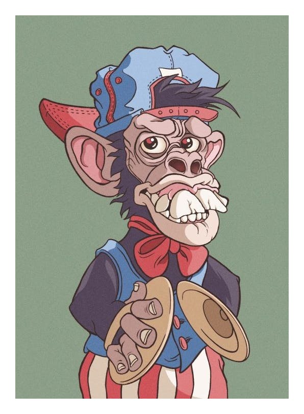 Circus Monkey Affiche (50x70 cm) - Affiches pour adolescents