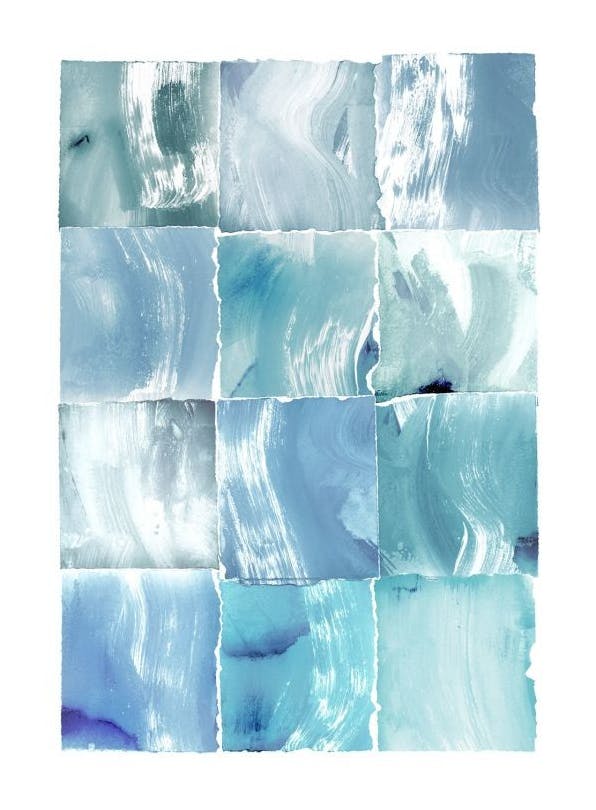 Aquarelle Chart Poster (30x40 cm)- Pittura
