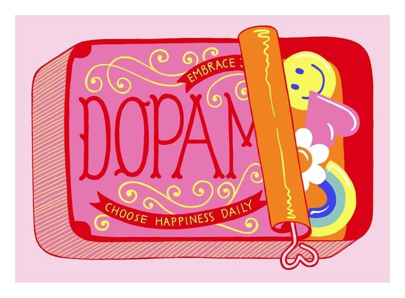 Dopamine Box Poster (30x40 cm)