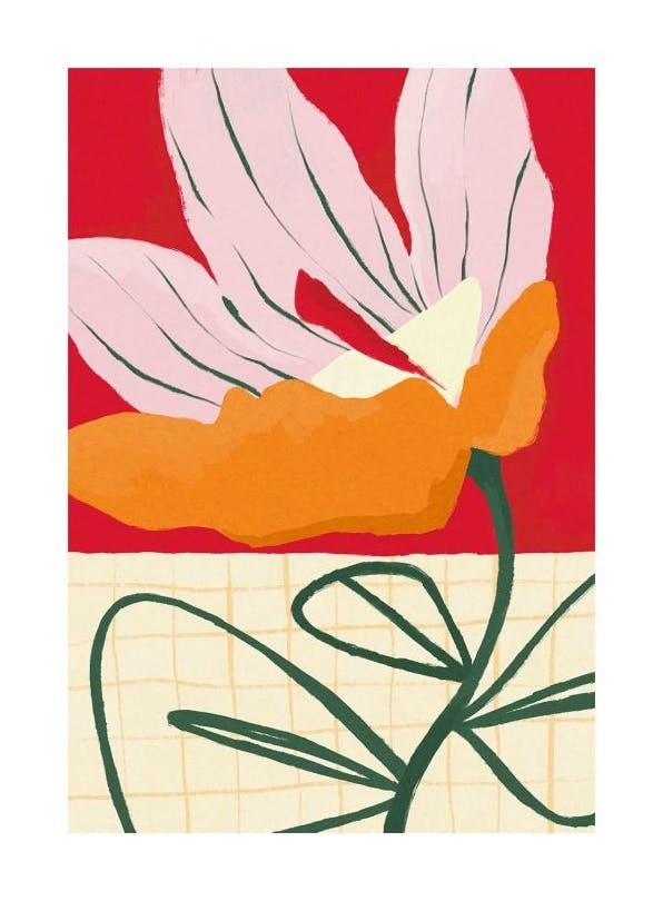 Decorative Flower Plakat (30x40 cm)- Sztuka