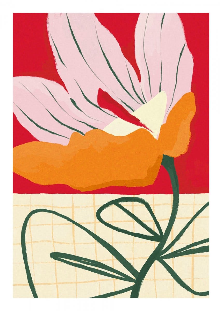 Decorative Flower Poster 0