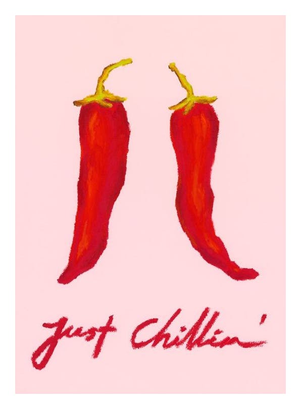 Just Chillin Plakat (50x70 cm)- Sztuka