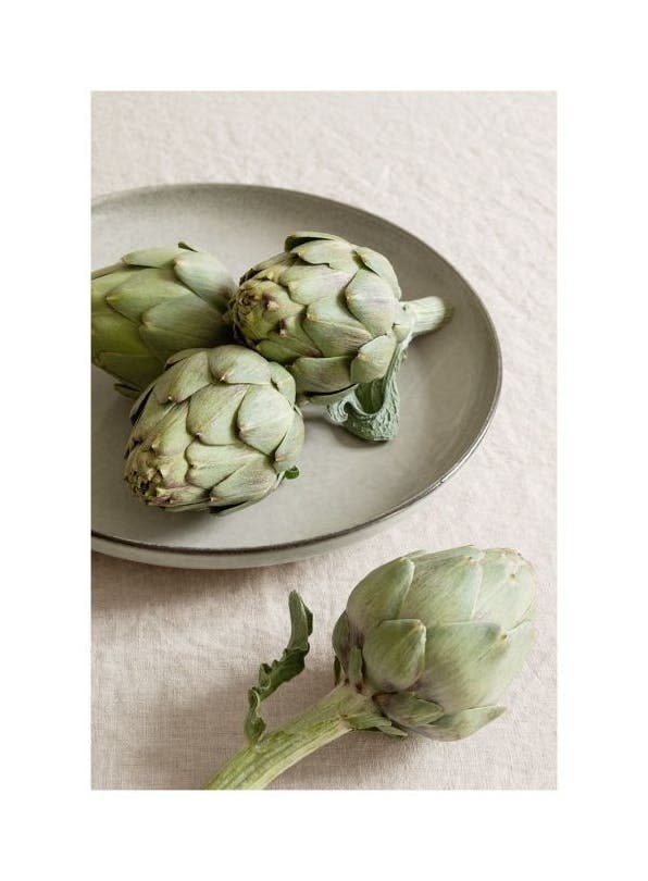 Artichokes on Plate Poster (30x40 cm)