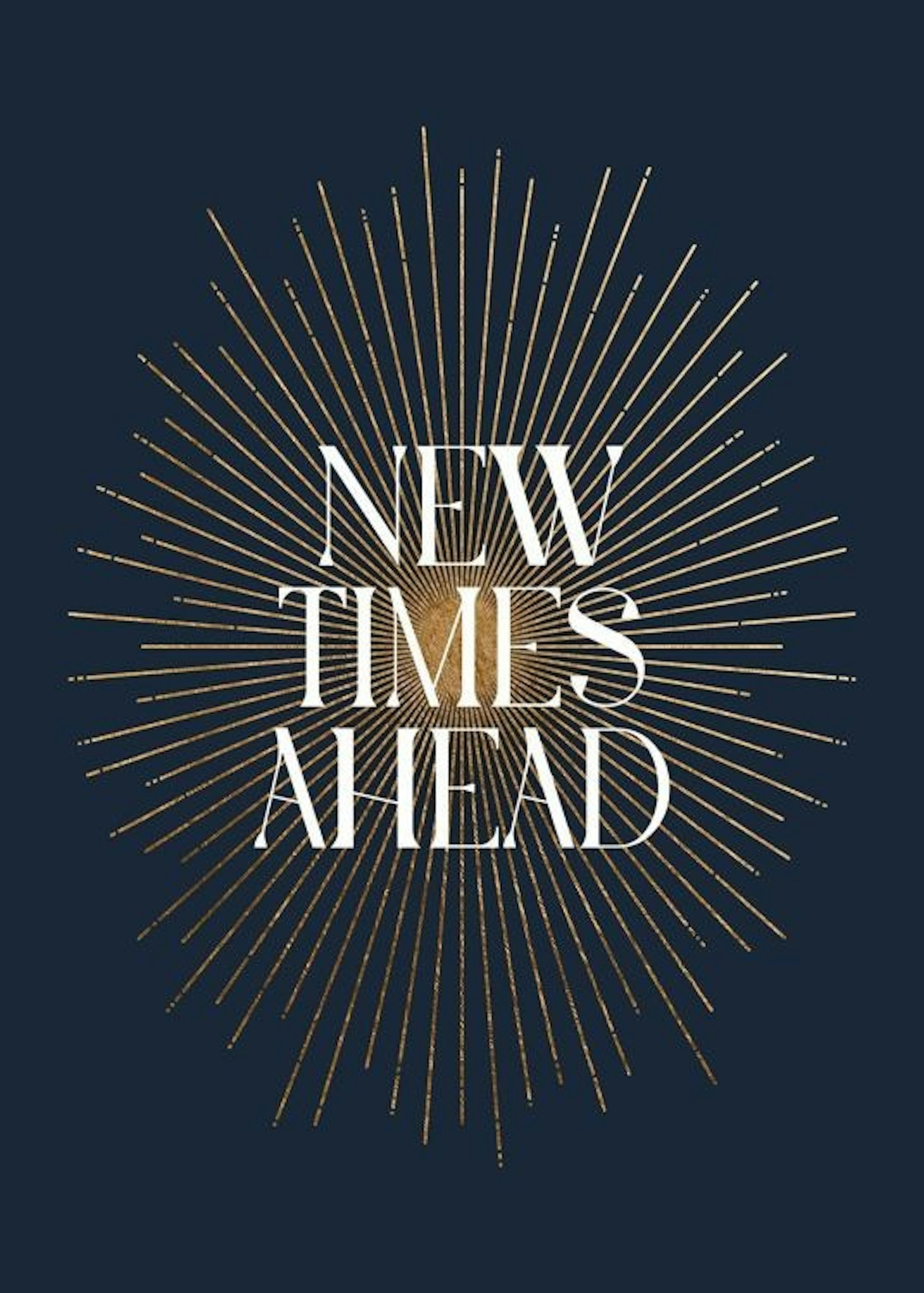 New Times Ahead Plakat 0