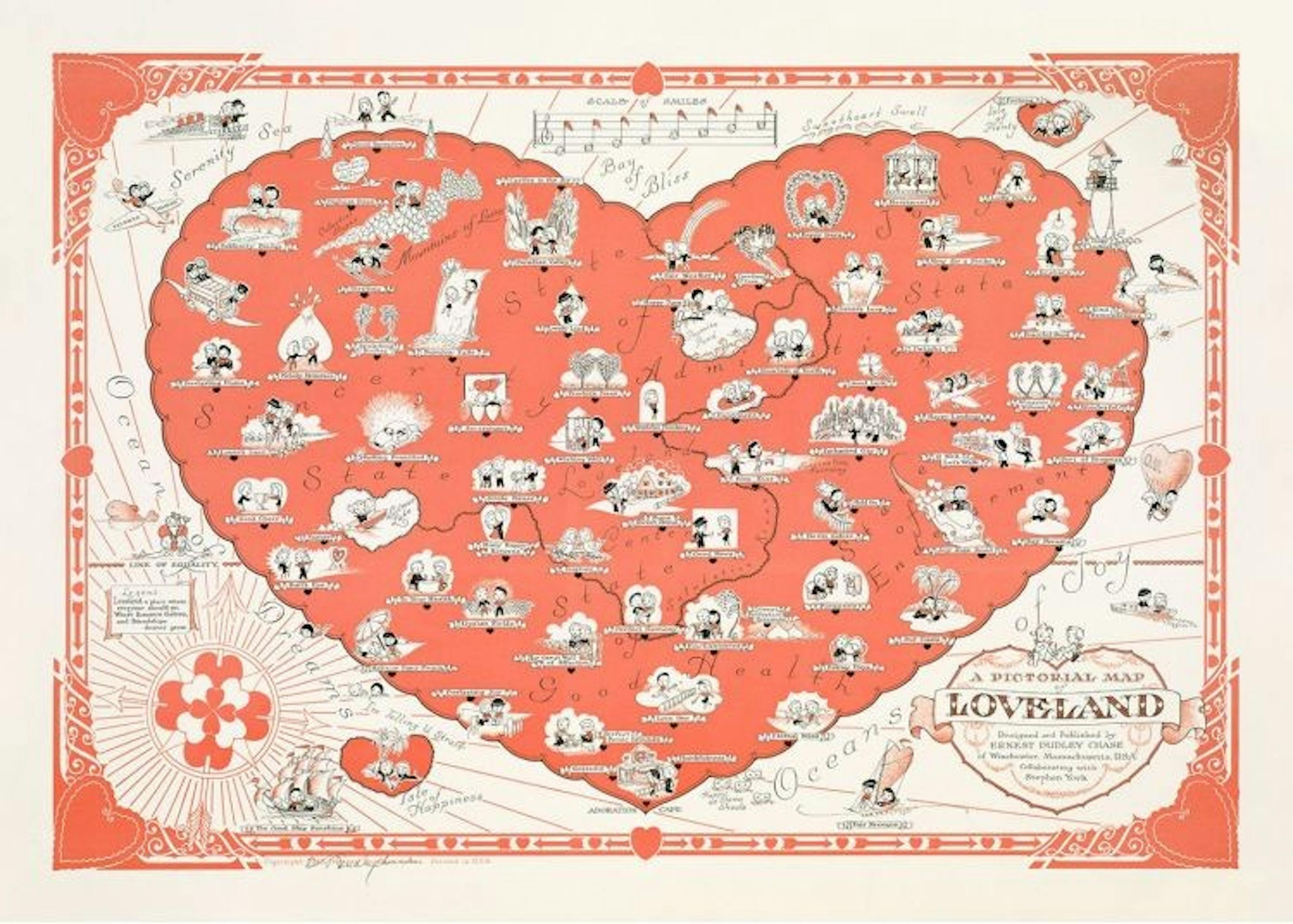 Loveland Map Plagát