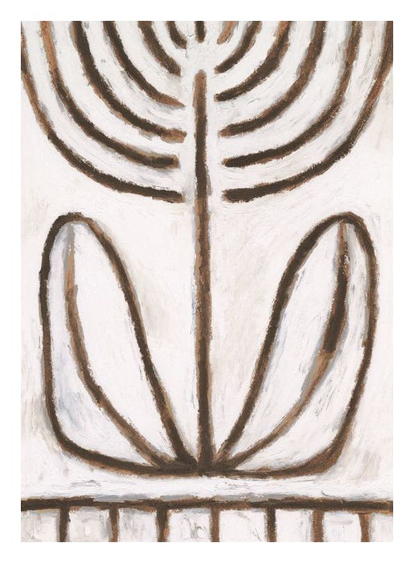 Rough Flower Poster (30x40 cm) - Moderne kunst