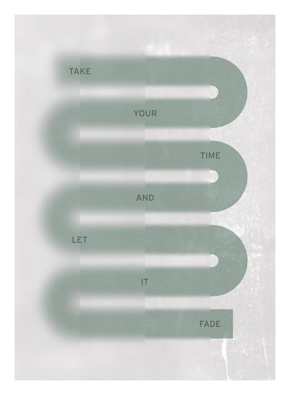Let it Fade Poster (50x70 cm)- Arte grafica e poster