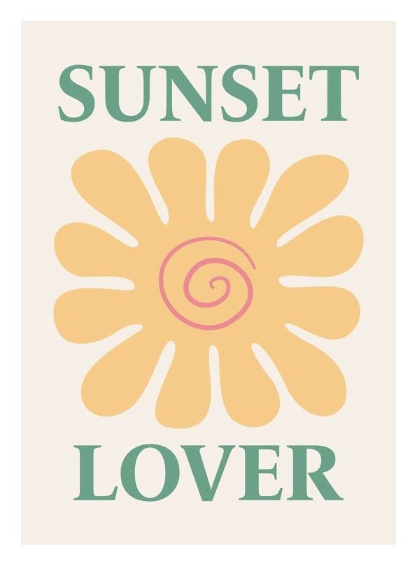 Prints - Sunset Lover Print (13x18 cm) - Graphic art prints