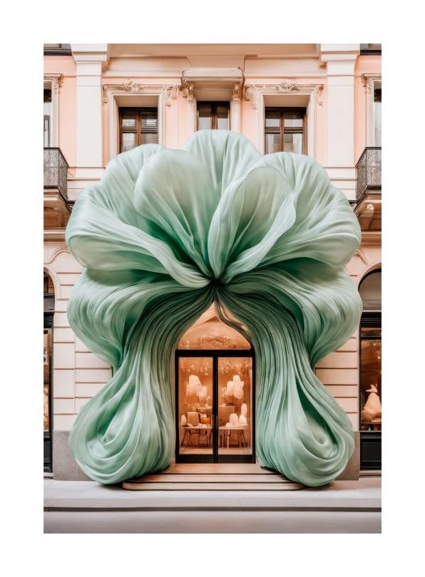 Prints - Flower Facade Print (50x70 cm) - Art prints
