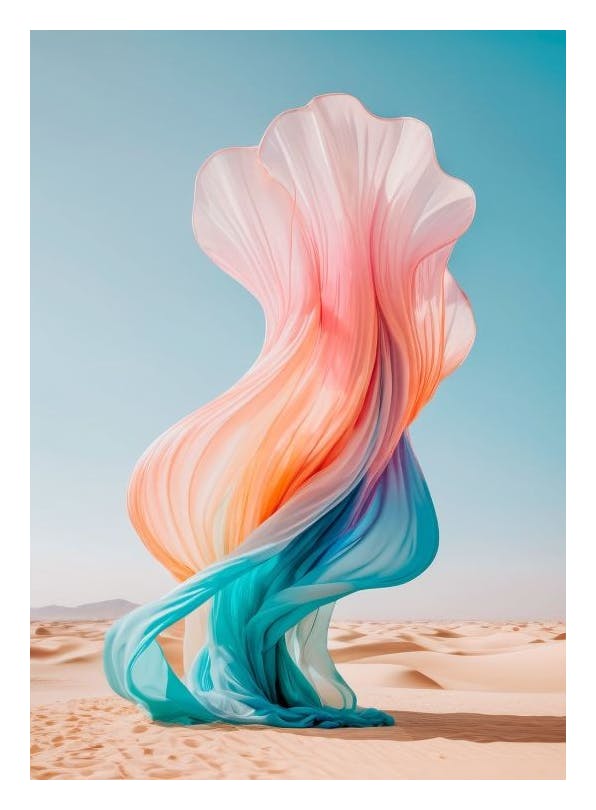 Desert Bloom Plakat (50x70 cm)- Sztuka