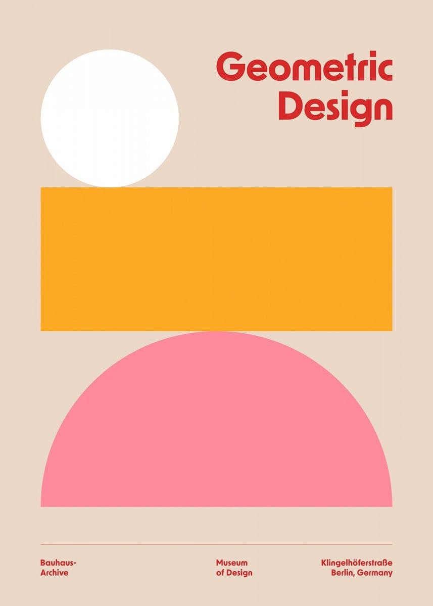 Geometric Design Plakát 0