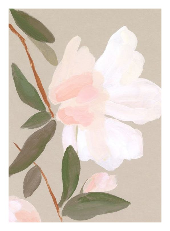 Romantic Flower Poster (50x70 cm) - Schilderijen