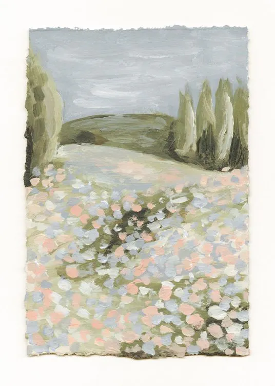 Floral Landscape Print 0
