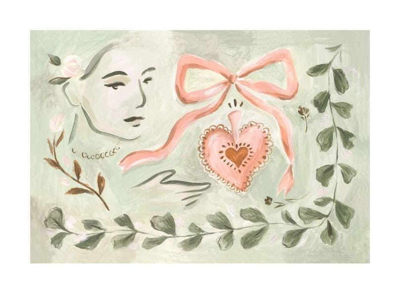 Romantic Charm Poster (30x40 cm) - Schilderijen