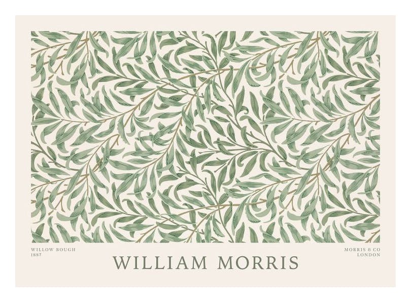 William Morris - Willow Bough Landscape Plakat (70x100 cm)- William Morris Plakat
