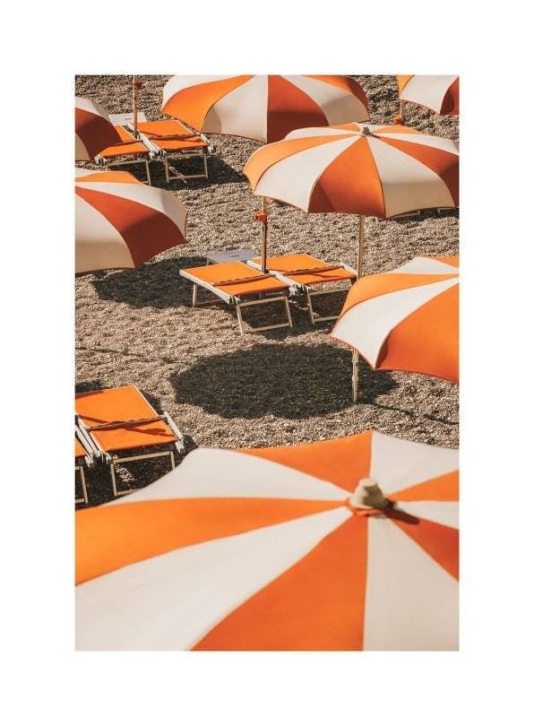 Seaside Stripes Poster (50x70 cm)