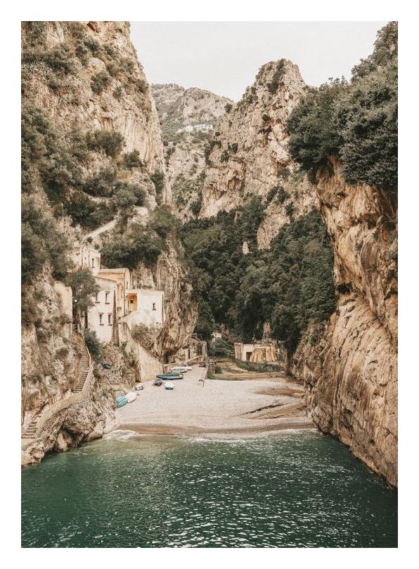 Furore Beach Poster (50x70 cm)