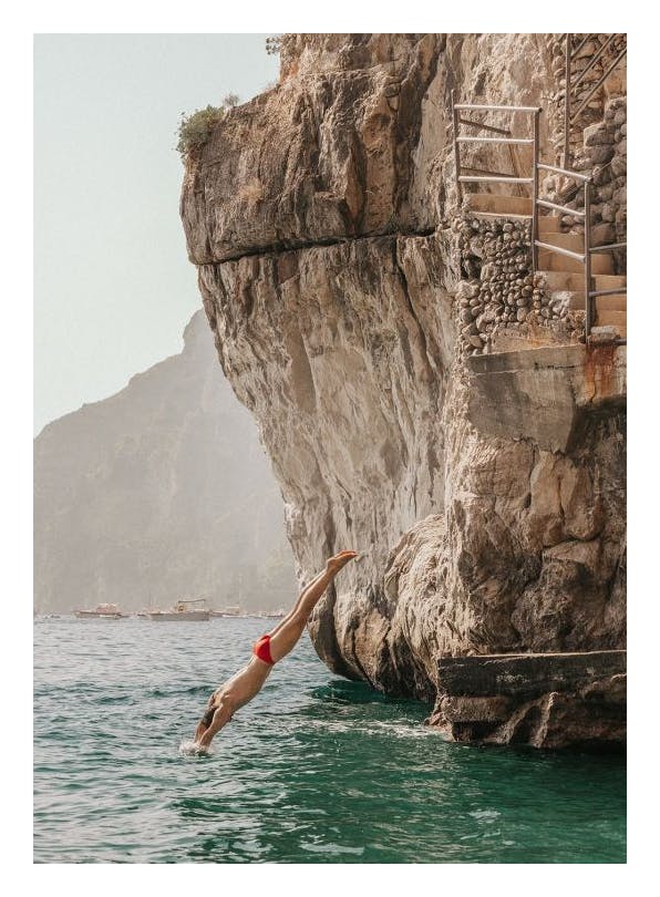 Italian Plunge Poster (50x70 cm)