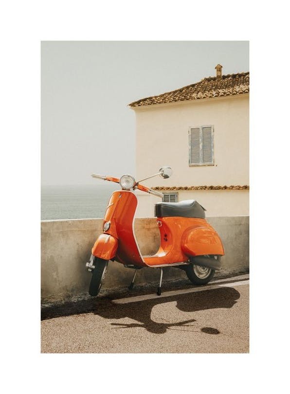 Prints - Italian Vespa Print (30x40 cm) - The Amalfi Lifestyle