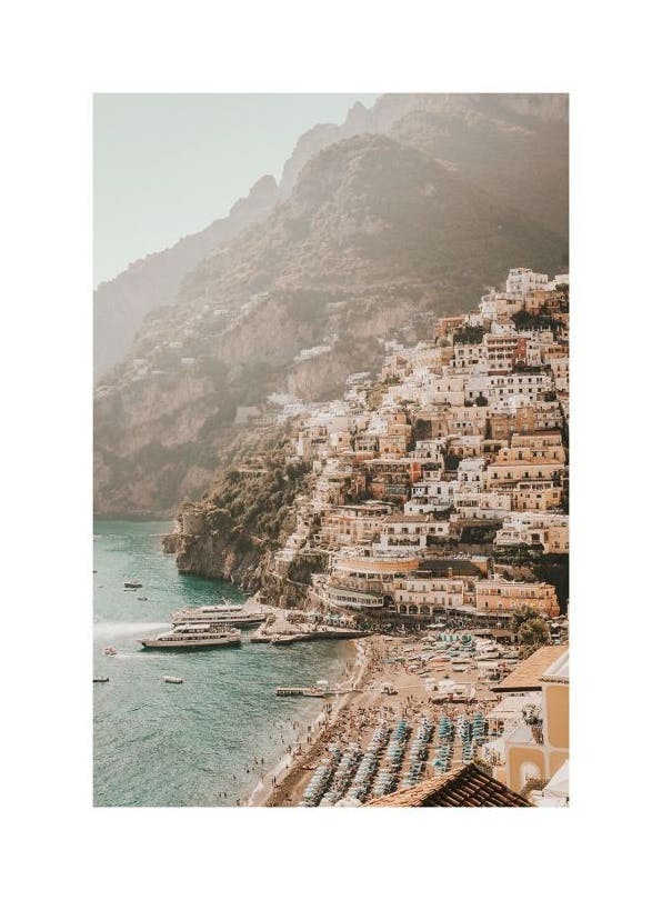 Positano Postcard Poster (30x40 cm)