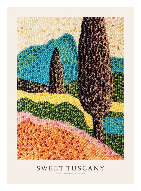 Prints - Candy Garden - Sweet Tuscany Print (30x40 cm) - Art prints