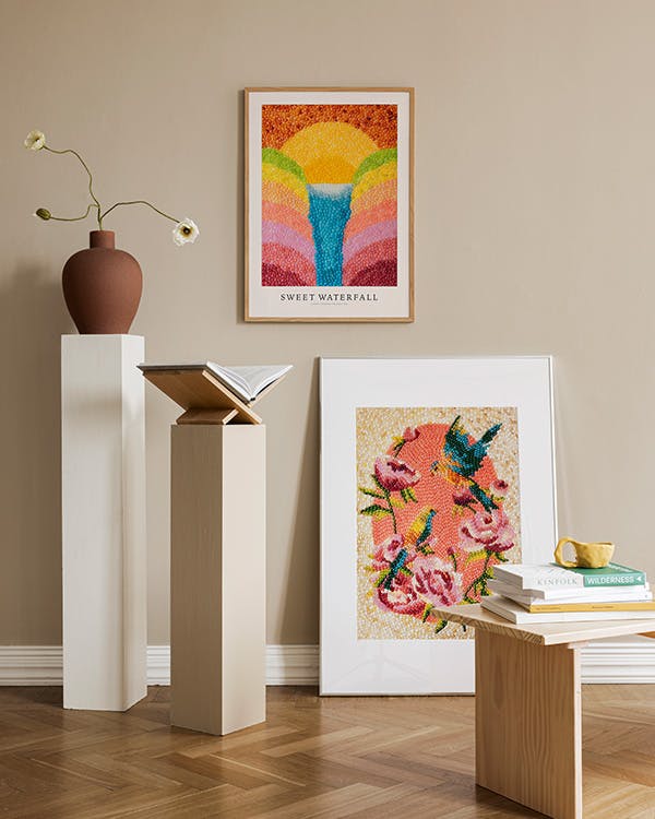 Candy-Coated Décor gallery wall