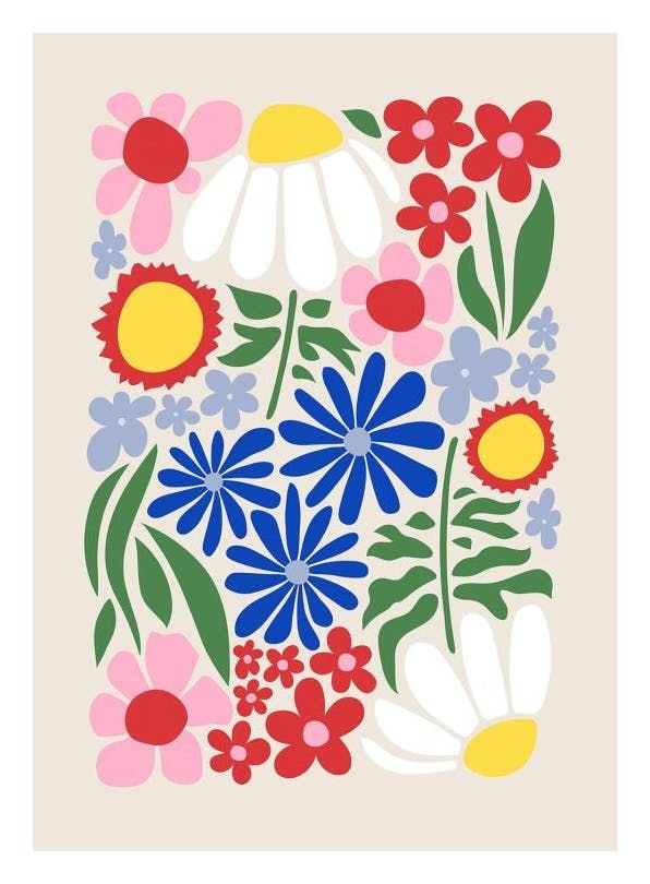 Flower Power Print (30x40 cm)