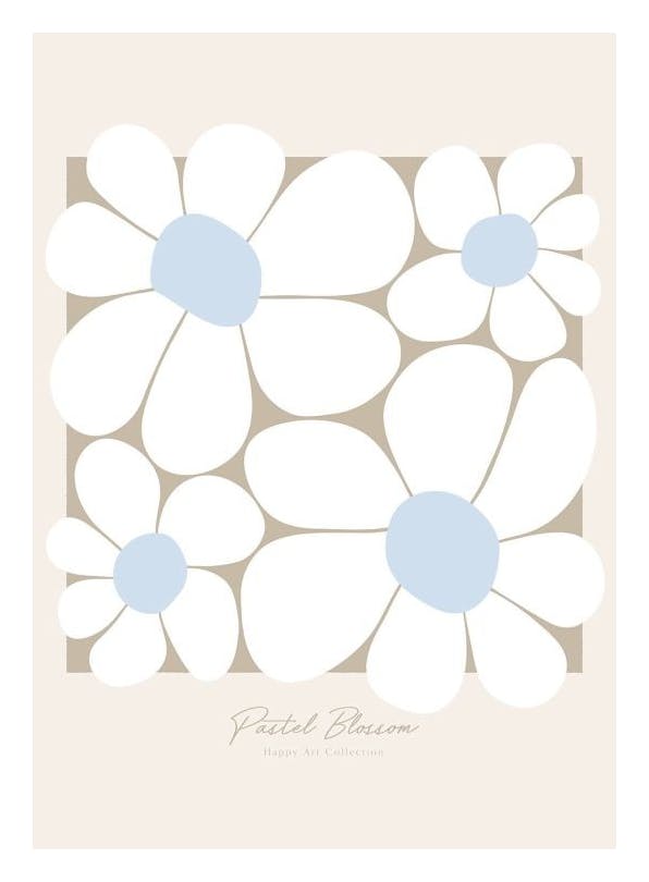 Pastel Blossom Plakat (30x40 cm)- Ilustracje